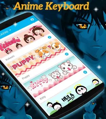 Anime Keyboard android App screenshot 1